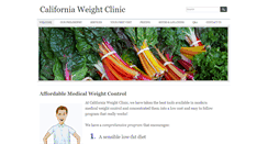 Desktop Screenshot of californiaweightclinic.com